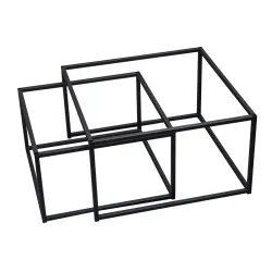 zestaw stalowych stelaży pod stoli kawowy